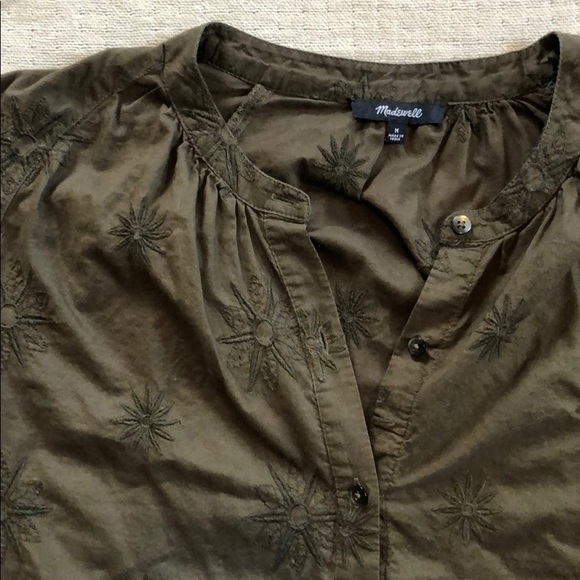 Green Madewell Blouse - Picture 1 of 4